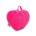 Pink Spiked Heart Mini Backpack at Spencer's