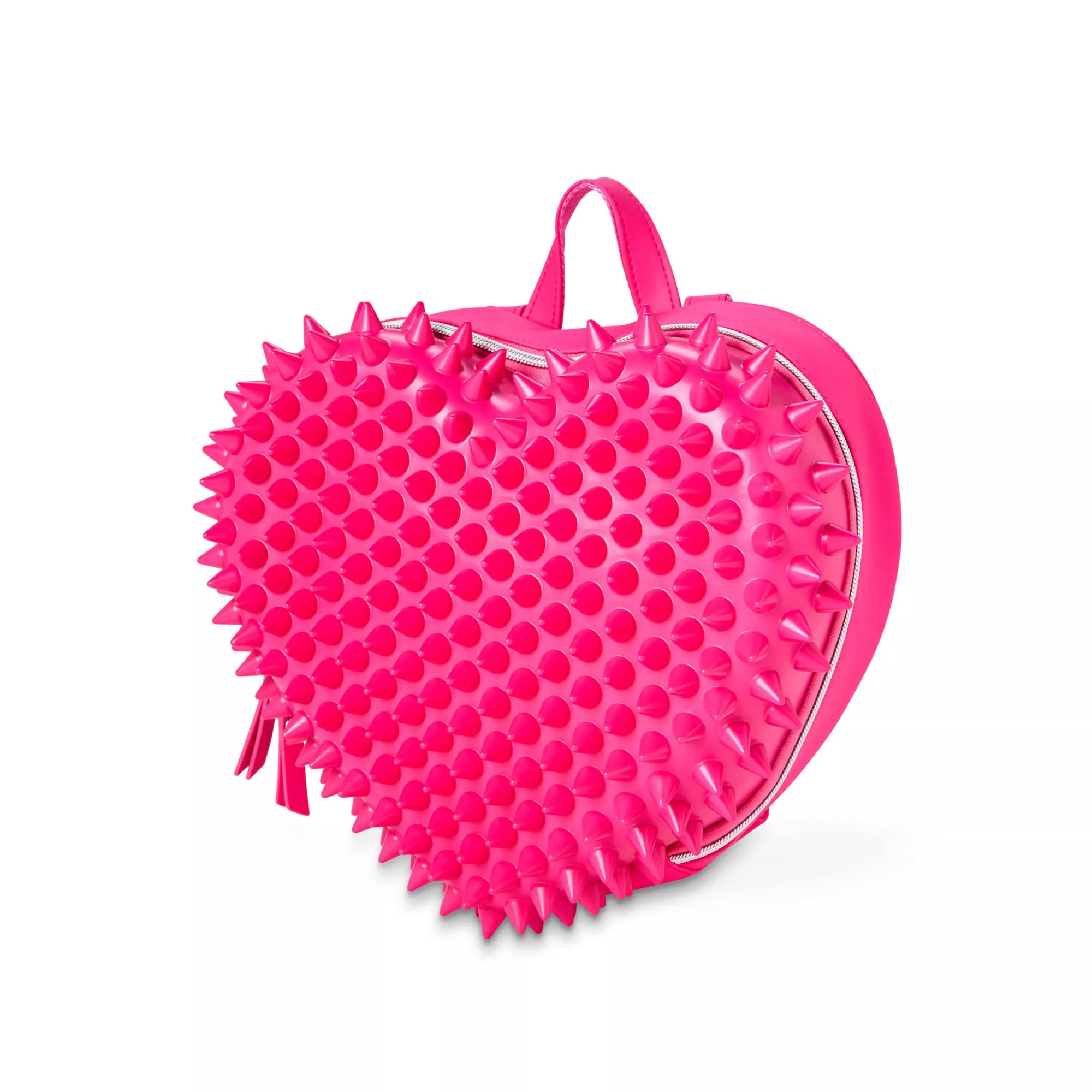 Pink Spiked Heart Mini Backpack at Spencer's