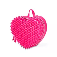 Pink Spiked Heart Mini Backpack at Spencer's