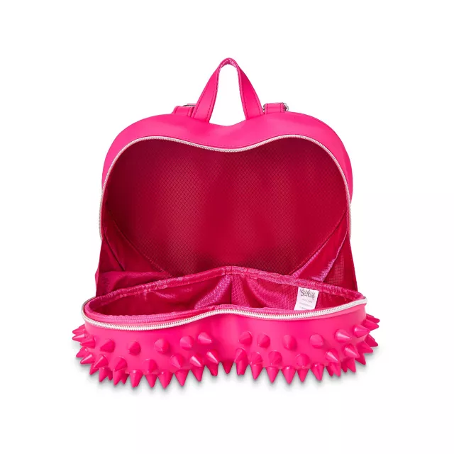 Pink Spiked Heart Mini Backpack at Spencer's