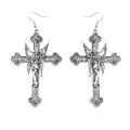 Fairy Crucifix Dangle Earrings at Spencer's