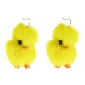 Fuzzy Chick Dangle Earrings at Spencer's