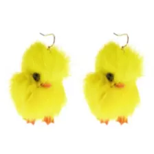 Fuzzy Chick Dangle Earrings at Spencer's