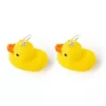 Bedazzled Duck Dangle Earrings at Spencer's