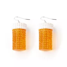 Bedazzled Pill Bottle Dangle Earrings at Spencer's