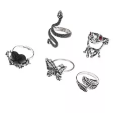 Multi-Pack Animal Rings - 5 Pack at Spencer's