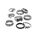 Multi-Pack Gothic Playing Card Statement Rings - 9 Pack at Spencer's