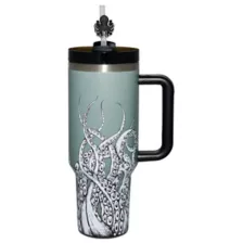 Octopus Tentacle Tumbler with Straw Topper - 40 oz. at Spencer's