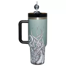 Octopus Tentacle Tumbler with Straw Topper - 40 oz. at Spencer's