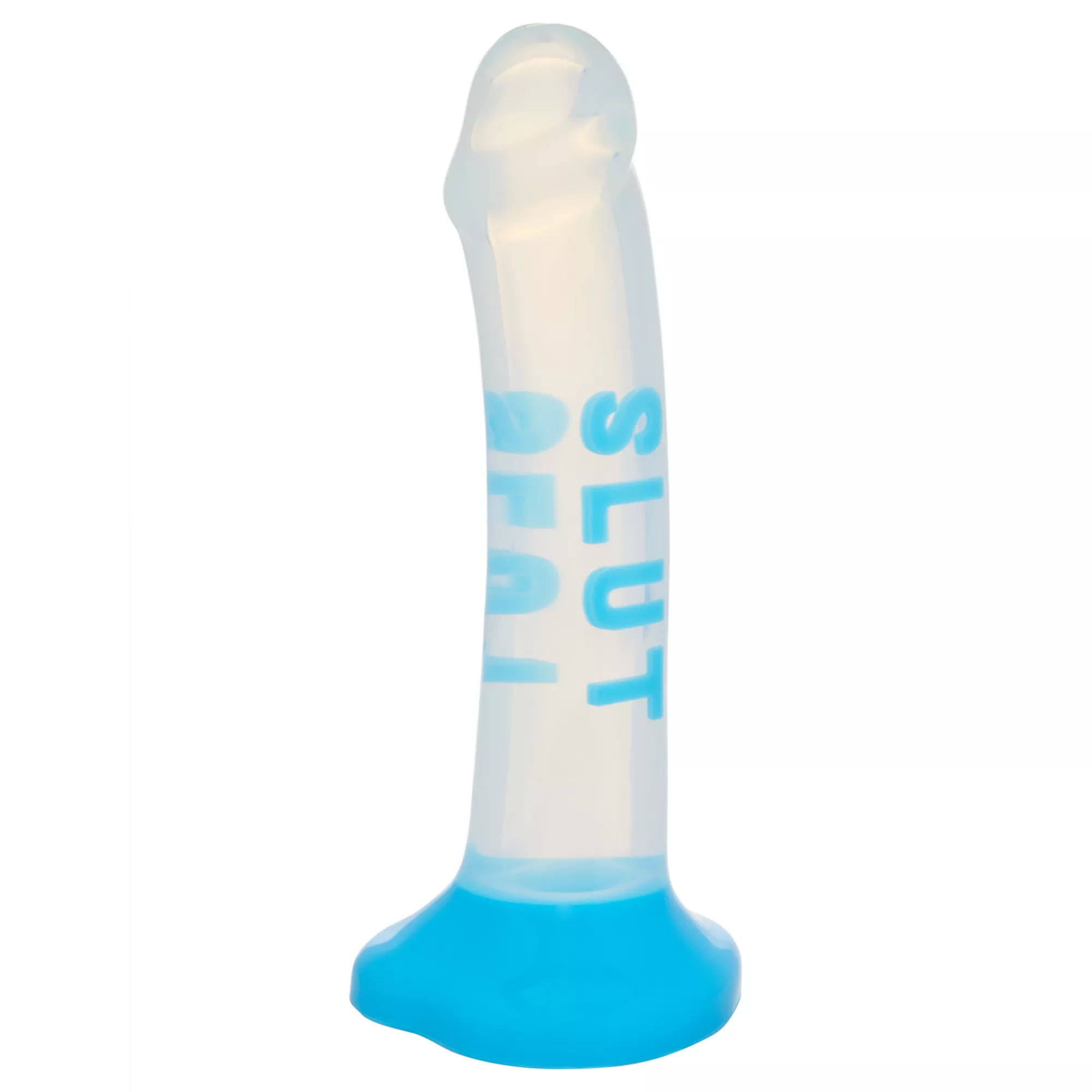 Slut Blue Suction Cup Dildo - 7 Inch at Spencer's