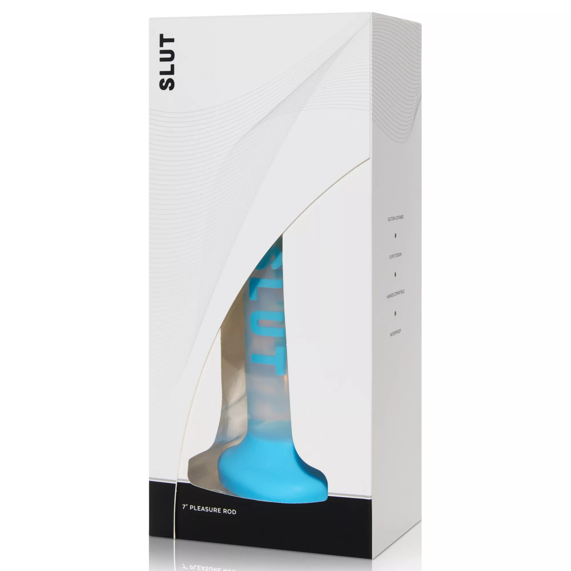 Slut Blue Suction Cup Dildo - 7 Inch at Spencer's