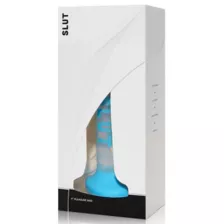 Slut Blue Suction Cup Dildo - 7 Inch at Spencer's