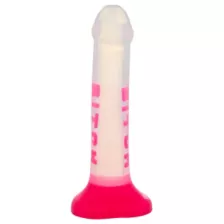 Bitch Pink Suction Cup Dildo - 7 Inch at Spencer's