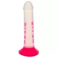 Bitch Pink Suction Cup Dildo - 7 Inch at Spencer's