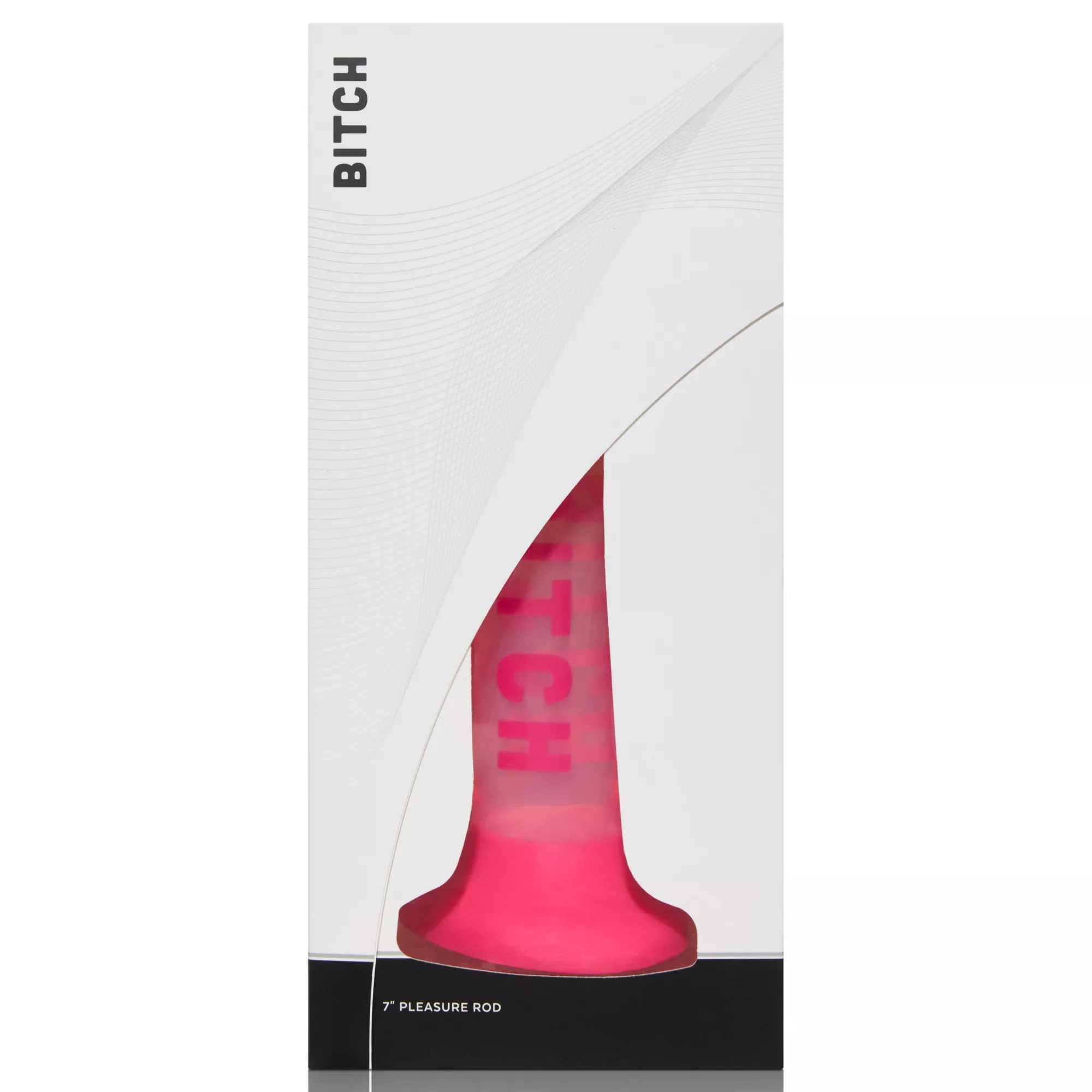 Bitch Pink Suction Cup Dildo - 7 Inch at Spencer's