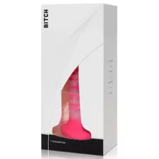 Bitch Pink Suction Cup Dildo - 7 Inch at Spencer's