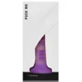 Fuck Me Purple Suction Cup Dildo - 7 Inch at Spencer's