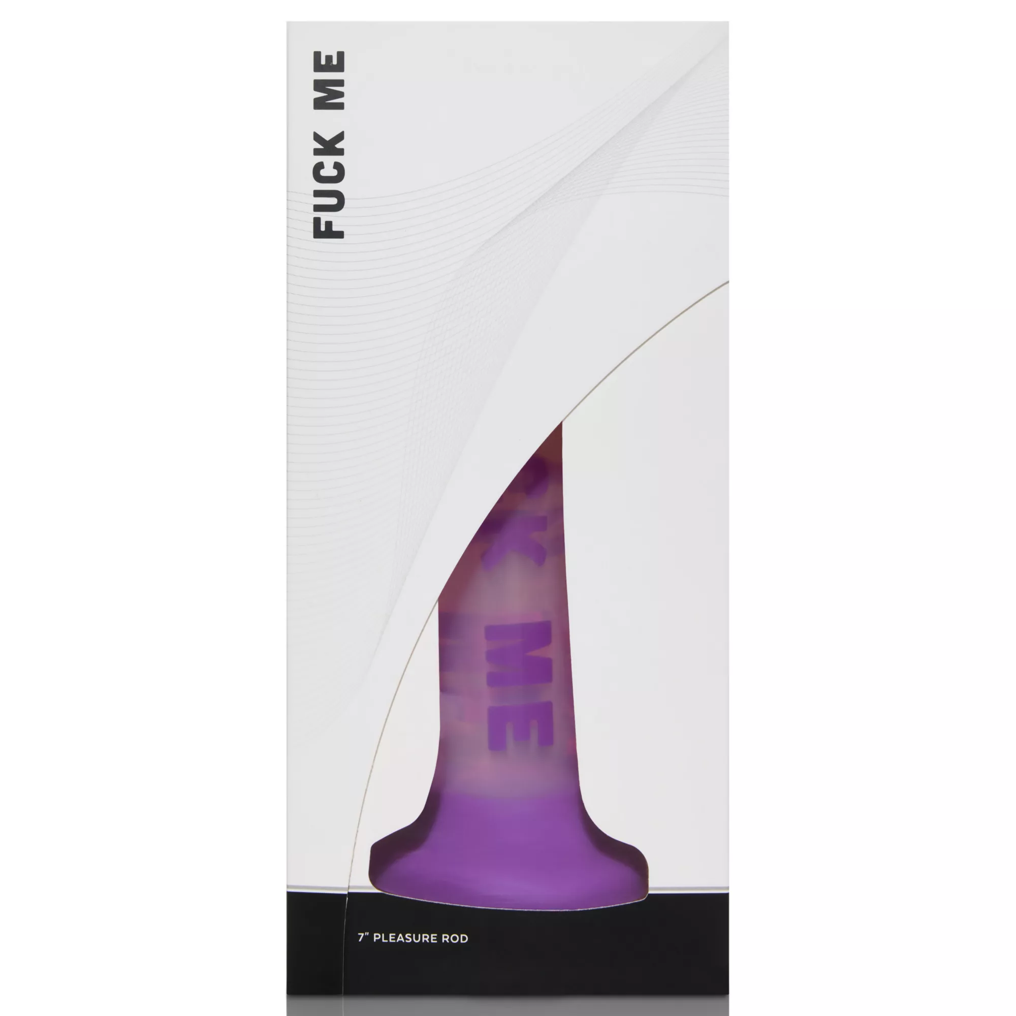 Fuck Me Purple Suction Cup Dildo - 7 Inch at Spencer's