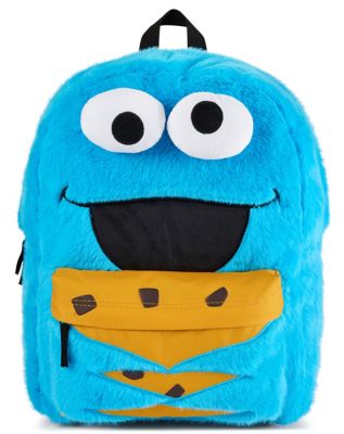 Cookie Monster Furry Backpack - Sesame Street