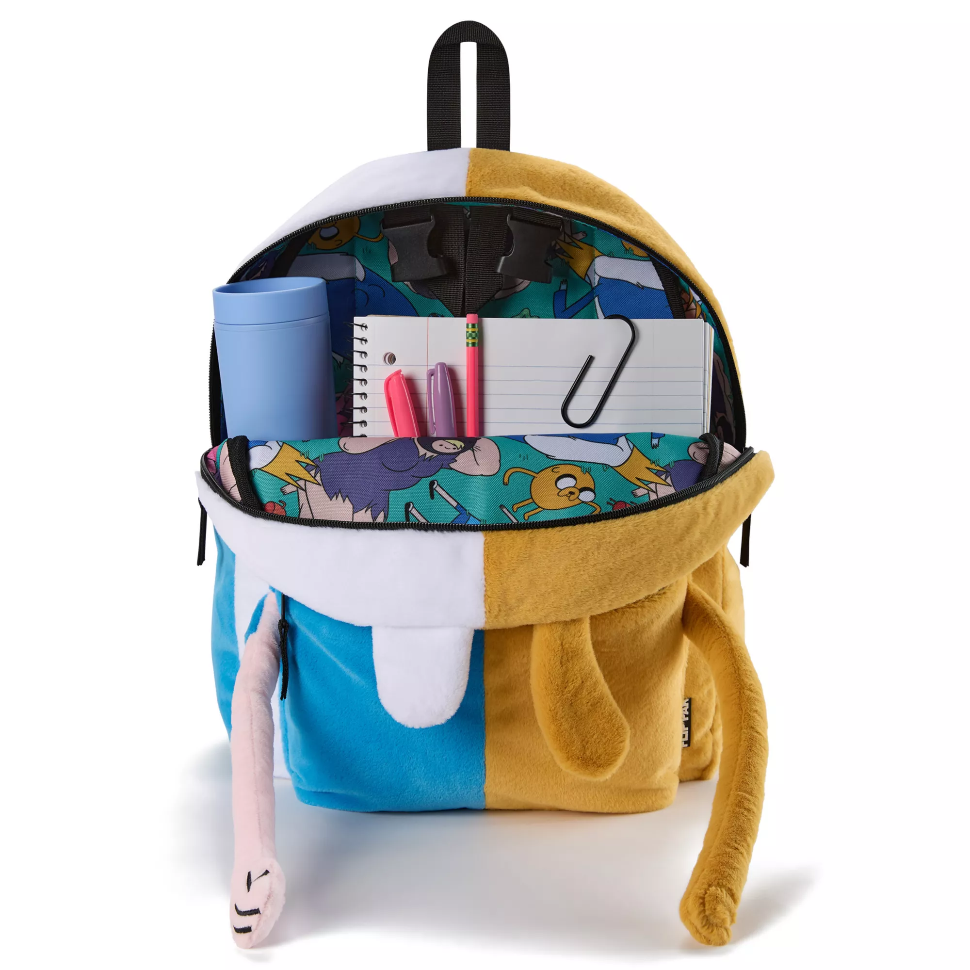 Flip Pack Finn and Jake Split Face Reversible Backpack - Adventure Time at Spencer's