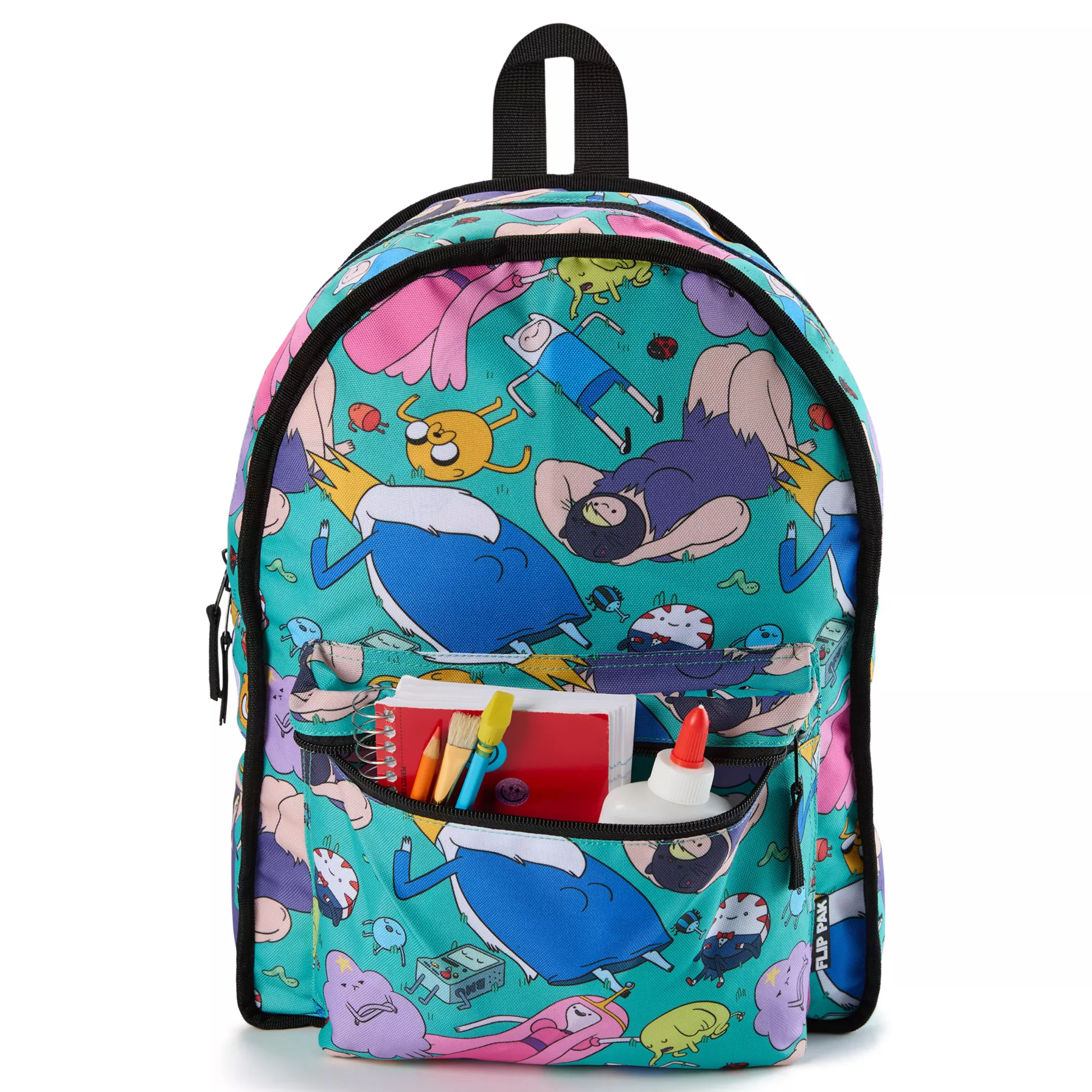 Flip Pack Finn and Jake Split Face Reversible Backpack - Adventure Time at Spencer's