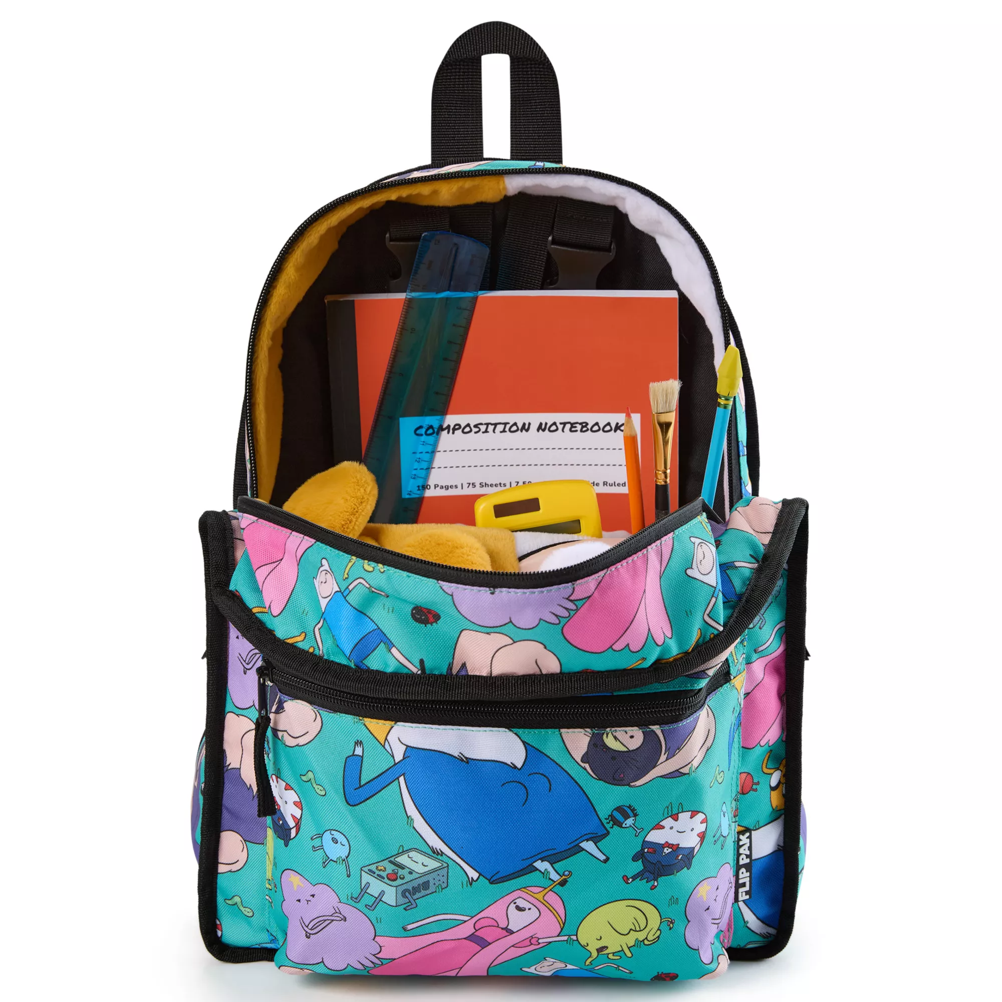 Flip Pack Finn and Jake Split Face Reversible Backpack - Adventure Time at Spencer's