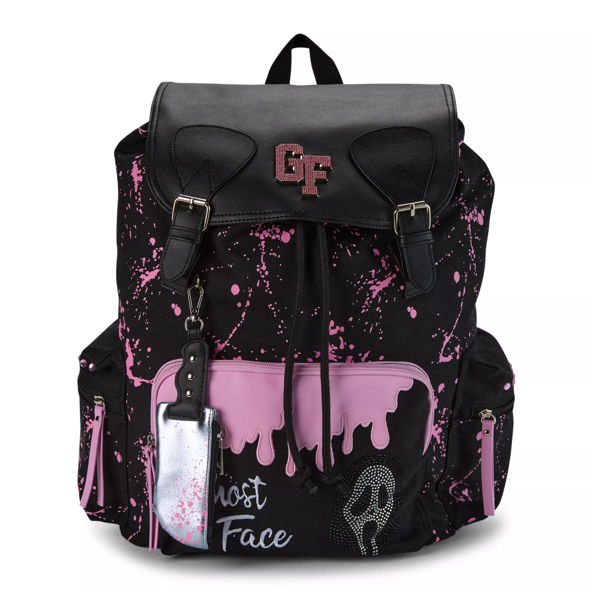 Ghost Face Pink Rucksack Backpack