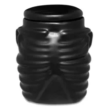 Black Ribcage Stash Jar at Spencer's