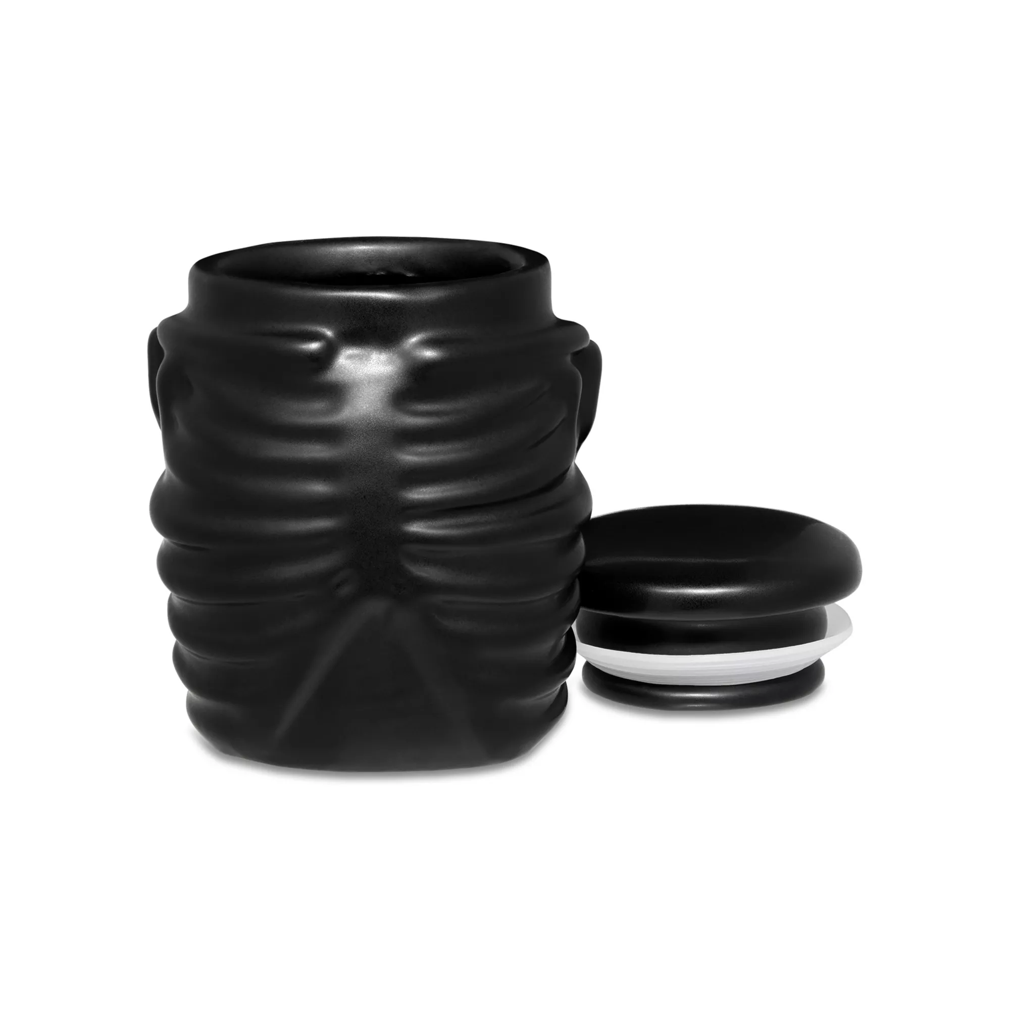 Black Ribcage Stash Jar