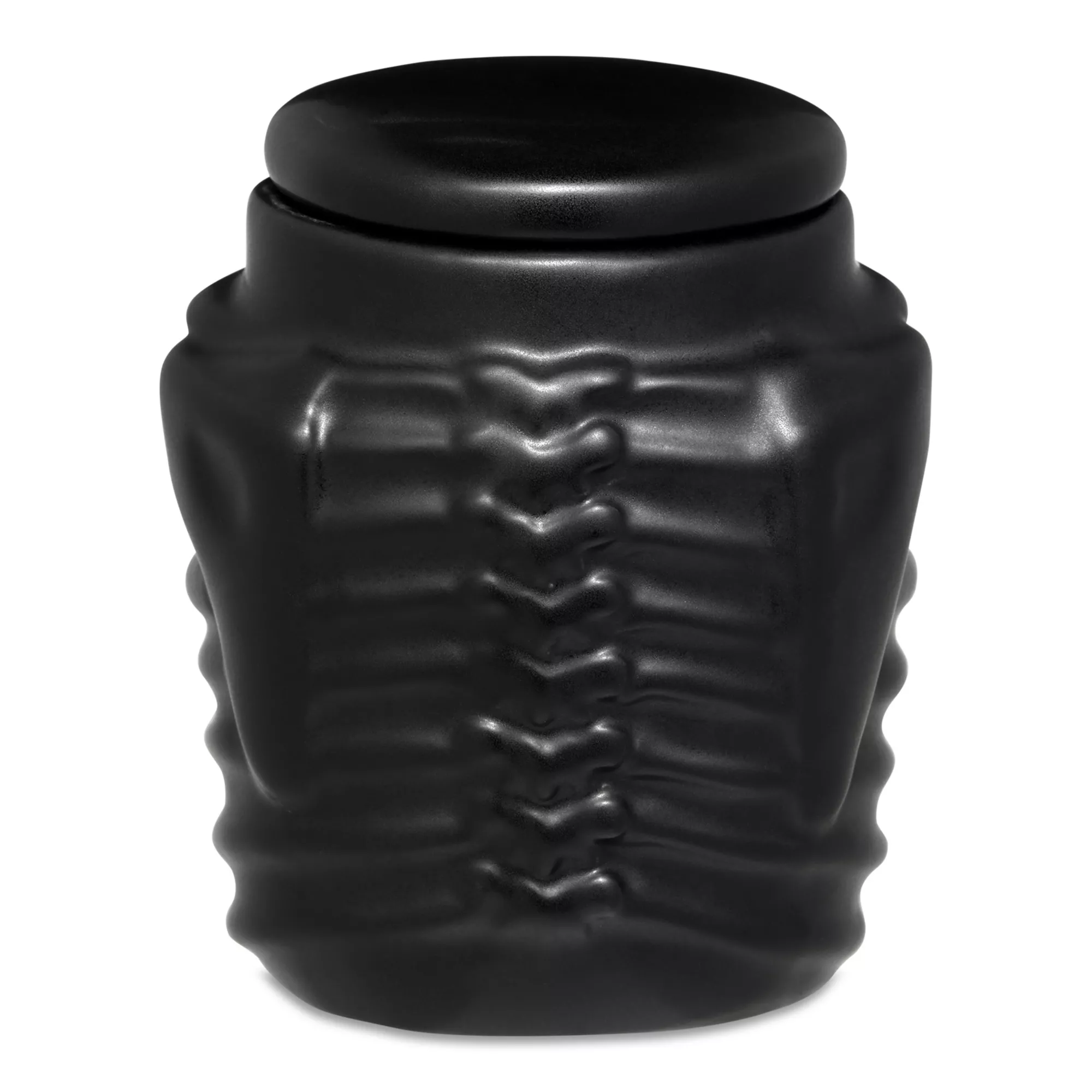 Black Ribcage Stash Jar