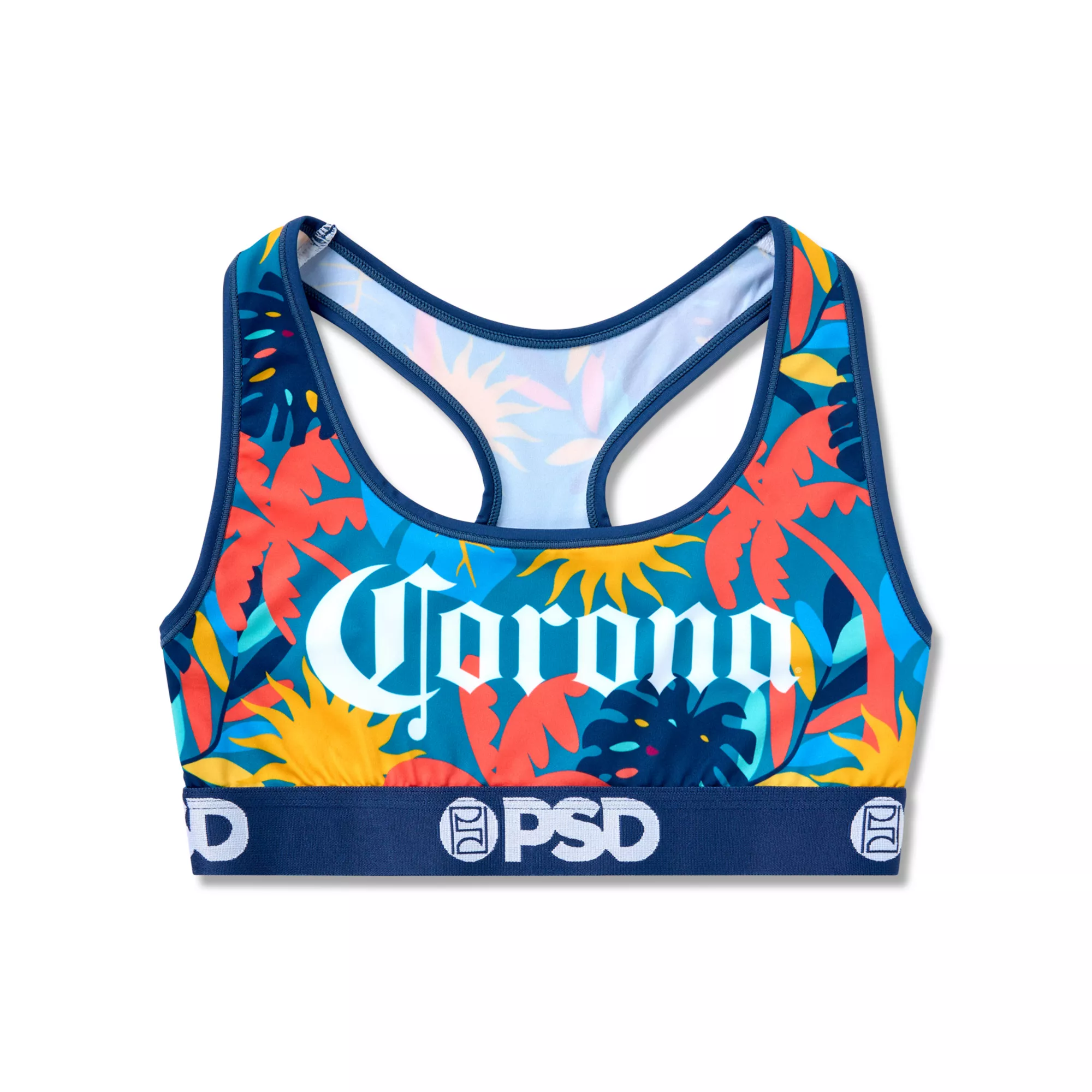 PSD Corona Tropical Print Sports Bra at Spencer's