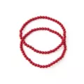 Rhodonite Beaded Bracelet - 2 Pack at Spencer's