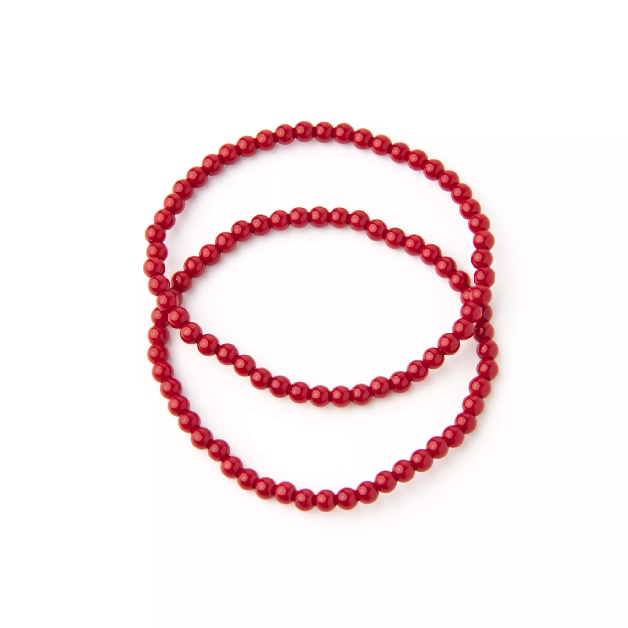 Rhodonite Beaded Bracelet - 2 Pack at Spencer's