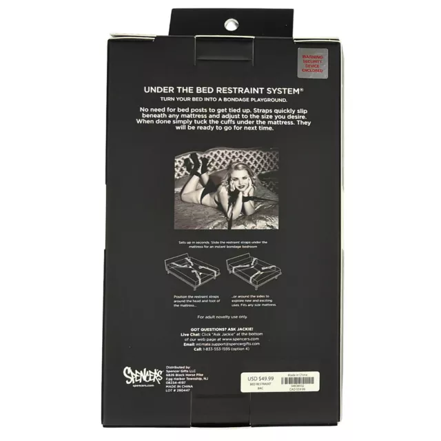 Under the Bed Restraint System - Sportsheets at Spencer's