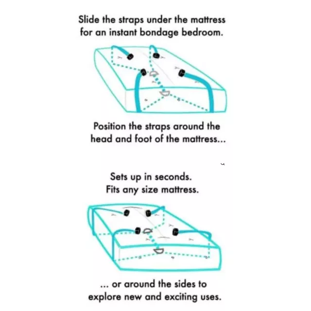 Under the Bed Restraint System - Sportsheets at Spencer's