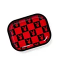 Black and Red Checkered Playboy Tray at Spencer's