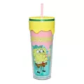 SpongeBob SquarePants Ice Cream Drip Cup with Straw - 26 oz. at Spencer's