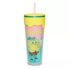 SpongeBob SquarePants Ice Cream Drip Cup with Straw - 26 oz. at Spencer's