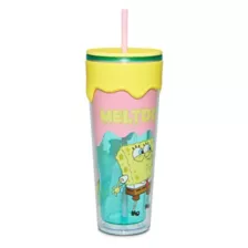 SpongeBob SquarePants Ice Cream Drip Cup with Straw - 26 oz. at Spencer's