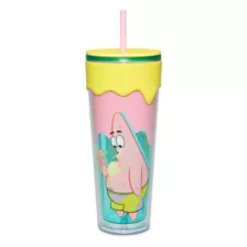 SpongeBob SquarePants Ice Cream Drip Cup with Straw - 26 oz. at Spencer's