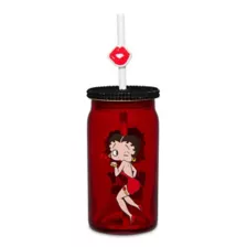 Betty Boop Bedazzled Cup with Straw Topper at Spencer's