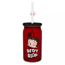 Betty Boop Bedazzled Cup with Straw Topper at Spencer's