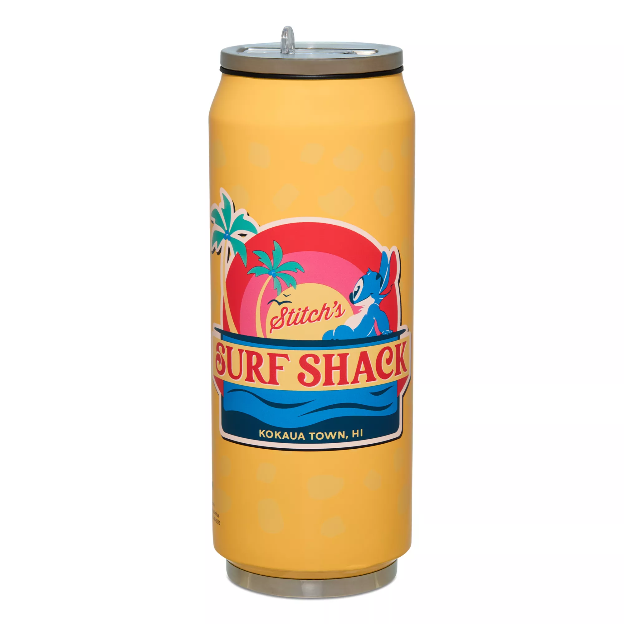 Stitch's Surf Shack Can Water Bottle 17 oz. - Lilo & Stitch at Spencer's