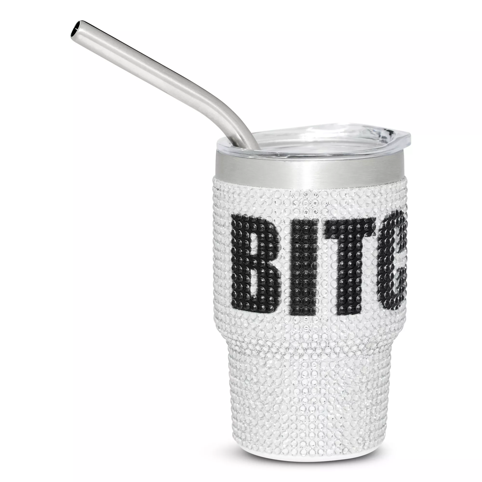 Bedazzled Bitch Mini Tumbler with Straw - 3 oz.
