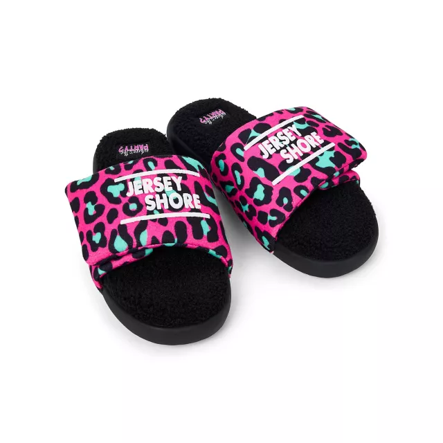 Jersey Shore Cheetah Slides at Spencer's