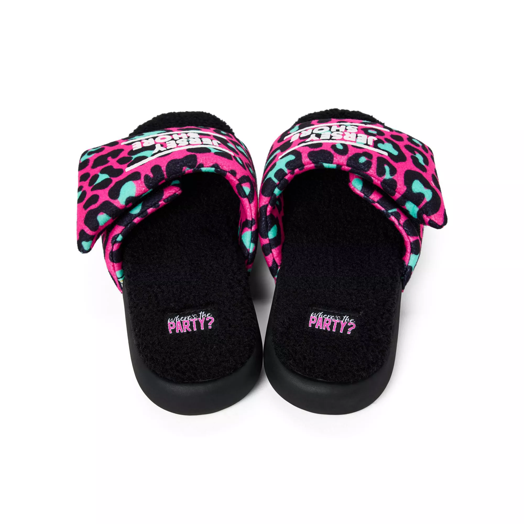 Jersey Shore Cheetah Slides at Spencer's