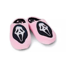 Rhinestone Ghost Face Slippers at Spencer's