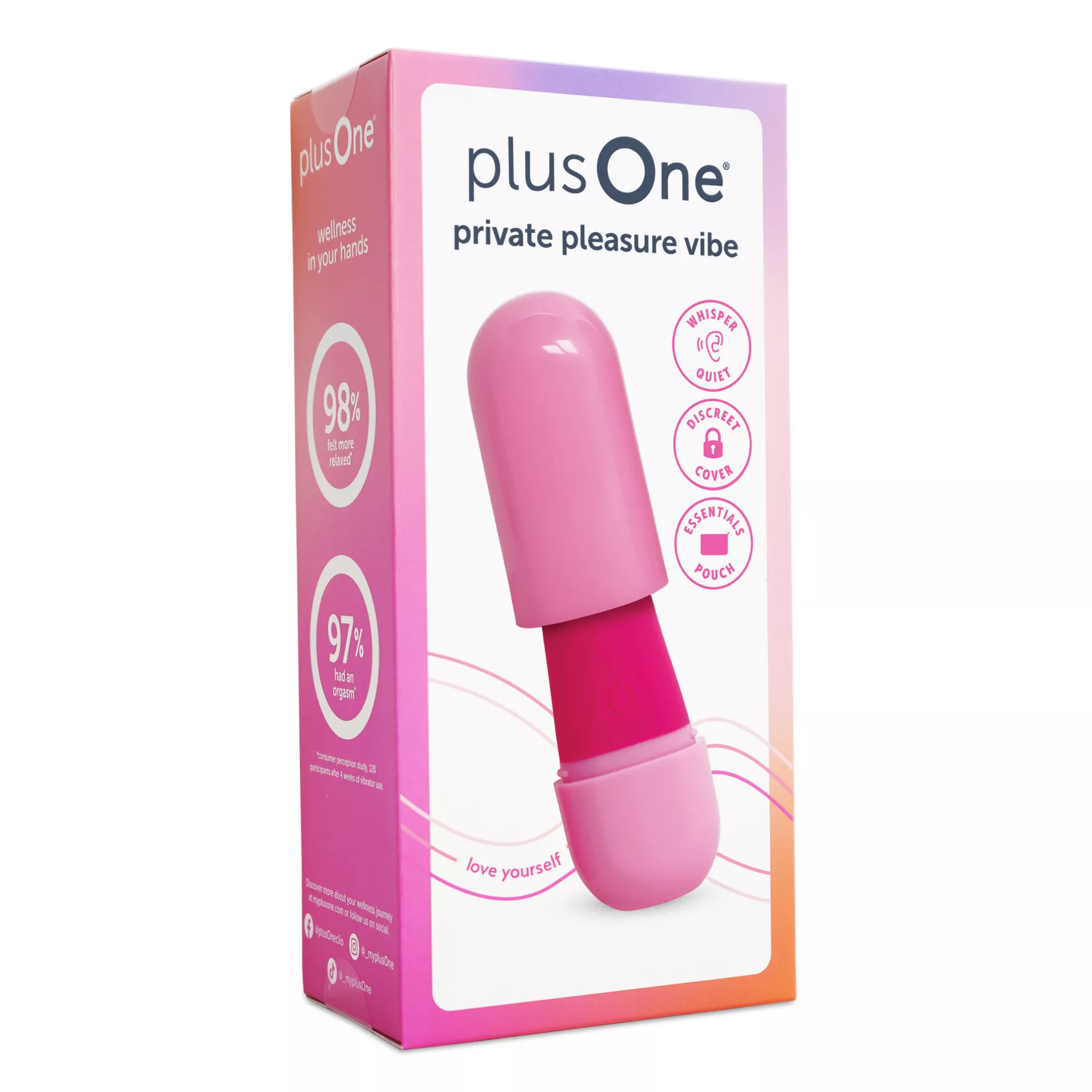 plusOne Private Pleasure Vibrator at Spencer's