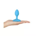 plusOne Vibrating Plug Blue at Spencer's