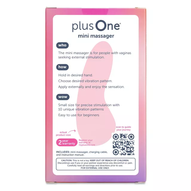 plusOne Mini Massager at Spencer's